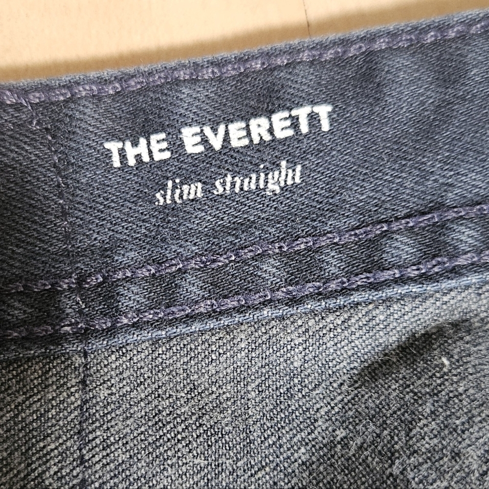 AG Adrian Goldschmied Mens Everett Slim Straight Cloud Soft Denim Jeans sz 30R - Picture 9 of 12
